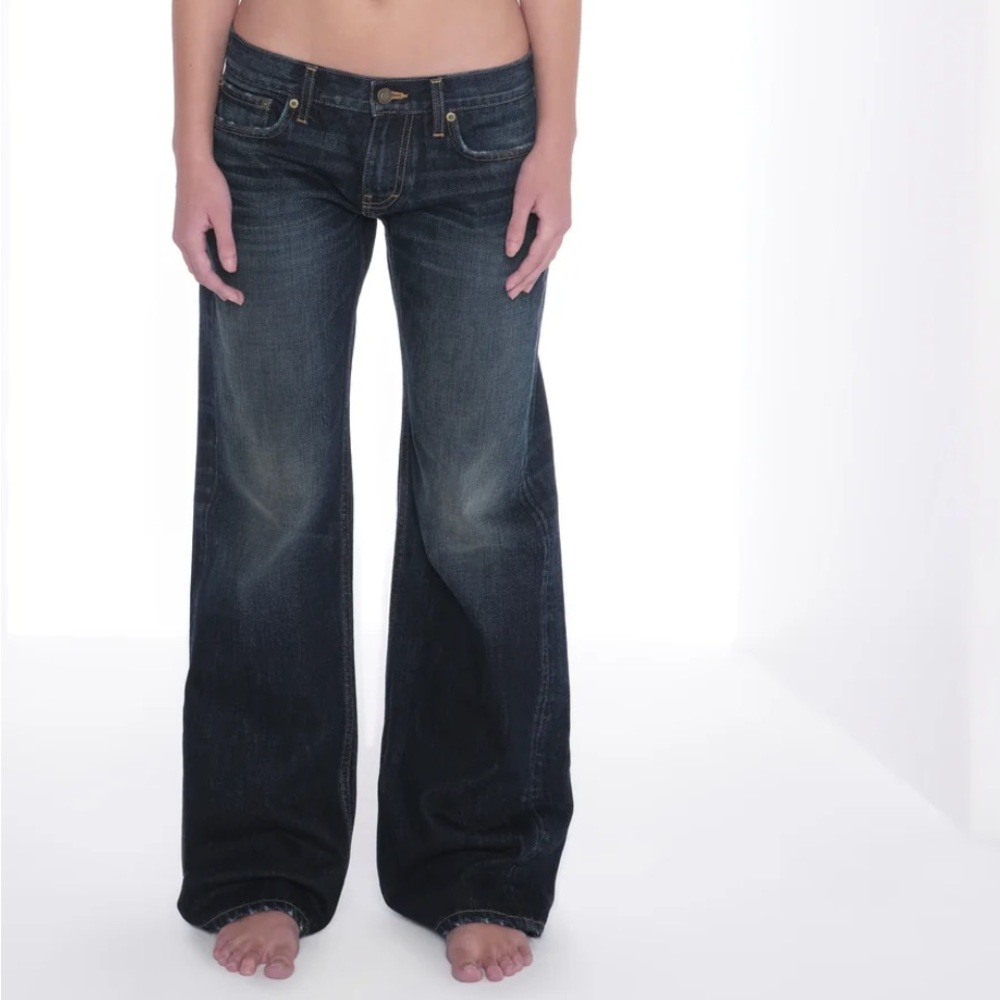 Raimundo Langlois dark wash boot cut jean